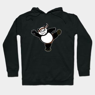 Martial Arts Panda 2 - Brown Hoodie